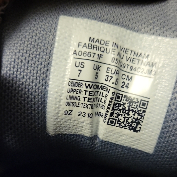 Converse All Star Charcoal High-Tops - Picture 3 of 3